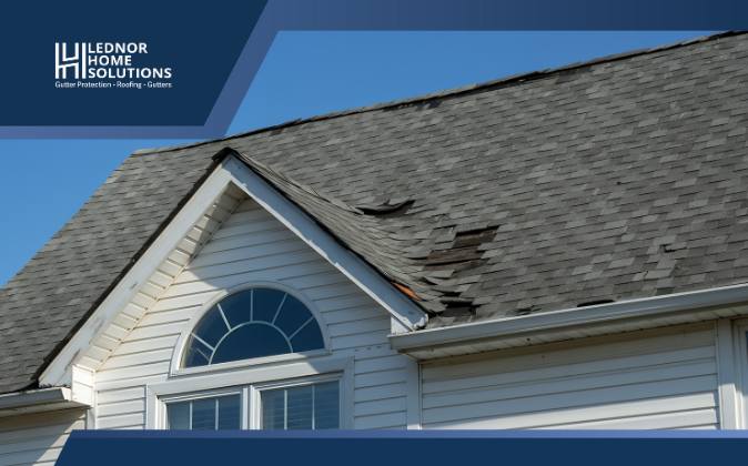 shingles on a house rooftop