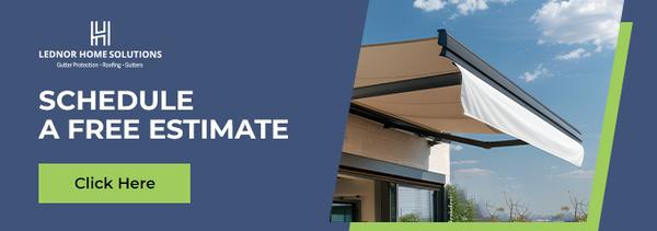 CTA schedule a free estimate on an awning